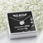 Angel Wing RIP Dad Necklace - Gone But Never Forgotten - Rest In Peace Dad Necklace - Fathers Death Quote