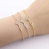 حب Love In Arabic Crystal Bracelet Jewelry For Women Made Of Real Gold & Silver - By Hijab Focus